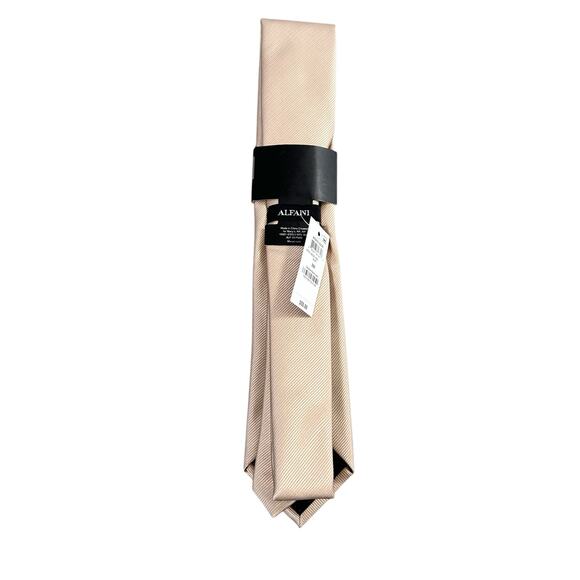 Alfani Men's Andree Solid Tie Taupe - Picture 4 of 6